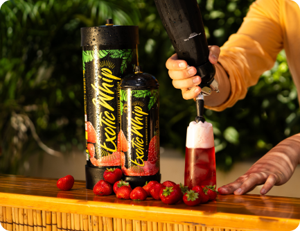 ExoticWhip Garrafas e Morangos